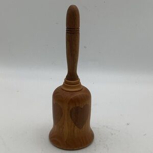 Wooden Heart Accent Bell